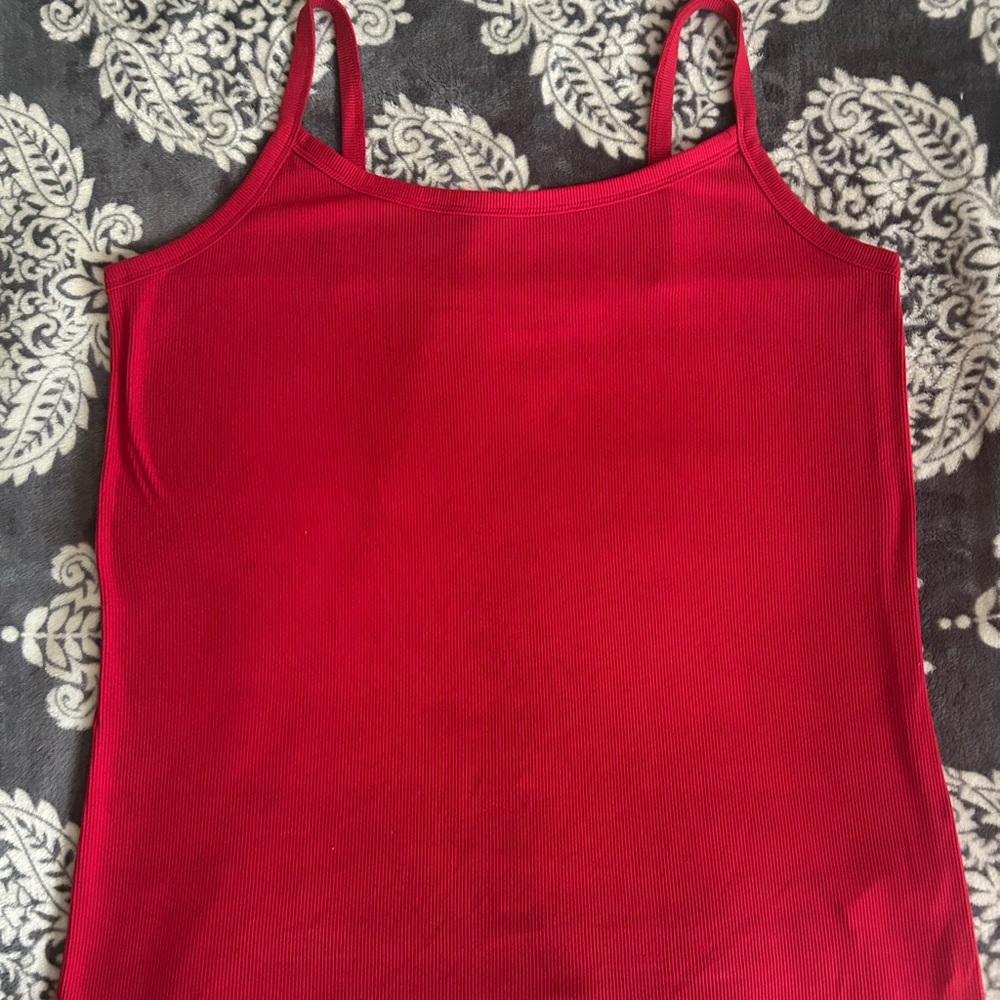 Women’s XXXL No Boundaries Red soft Fitted Sleeveless Camisole tank